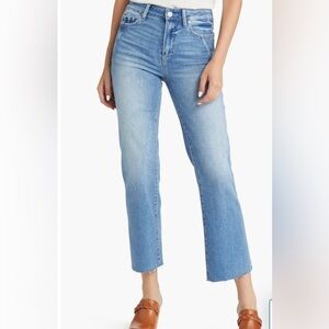 Paige Collette High Waist Crop Relaxed Flare